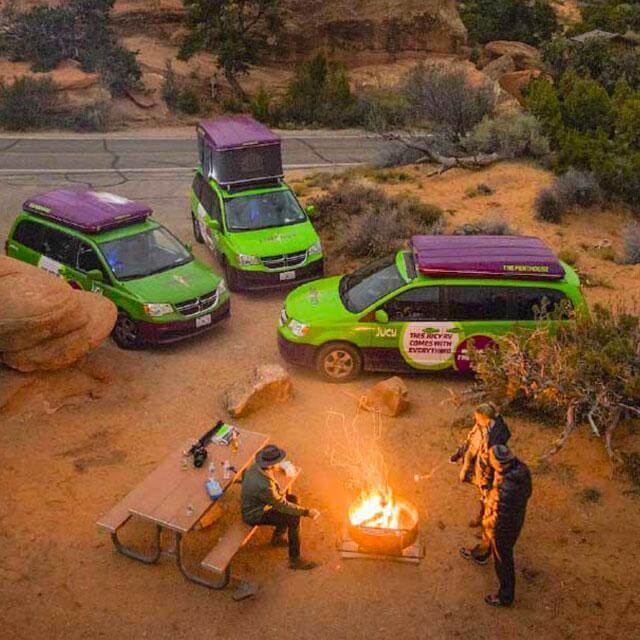 Jucy Team with Autohome roof tent | Juicy Team mit autohome dachzelt